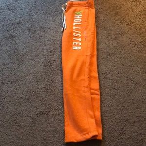 Orange Hollister Sweatpants